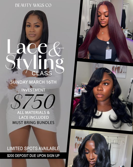 Lace and Styling Group Class Deposit